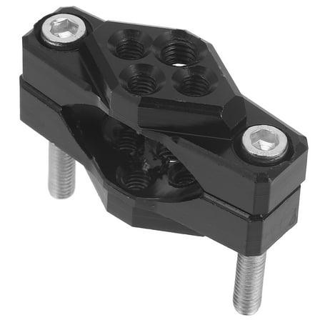 WHAMVOX  Motorcycle Accessories Mirror Mount Motocross Clip Touring View Black