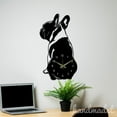thumbnail image 4 of Handmadetneonsign French Bulldog Wall Clock Unique, Year Date Round Wall Clock, Text Oversize Wall Clock 60317, 4 of 5