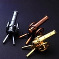 thumbnail image 2 of HLONK Vintage Solid Brass Field Cannon Great Display- A0T1, 2 of 7