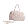 thumbnail image 2 of DYNWAVECA Sac de Sport pour Femmes, Rangement pour Raquettes Résistant à l'Eau avec Compartiment à Chaussures et Poche Humide, Sac de Week-End Rose, 2 of 10