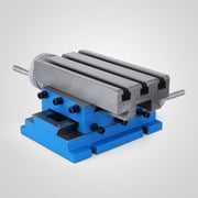 VEVOR Milling Working Table / Compound Milling Machine Work Table 7.3 inch x 4 inch;Cast Iron;2‑Axis