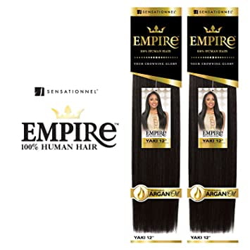 EMPIRE 100% HUMAN HAIR 12' COLOR 1