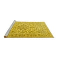 thumbnail image 2 of Ahgly Company Machine Washable Indoor Rectangle Persian Yellow Traditional Area Rugs, 8' x 10', 2 of 4