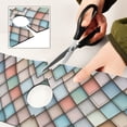 thumbnail image 6 of Yayeee Faucet Mat for Kitchen Sink 14.7" Diatomite Long Splash Guard Pad, Colorful Art Pattern, 6 of 7