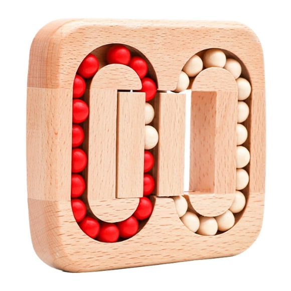Cubos de madera de frijol, juguete de rompecabezas, juego de viaje, novedoso juego de inteligencia, juguete sensorial para