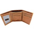 thumbnail image 5 of Mens Vintage Genuine Leather Wallet RFID Trifold Wallet for Men Brown by JTC, 5 of 13