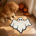 thumbnail image 6 of Yhmxh Halloween Bathroom Rugs, Halloween Ghost Shaped Bath Mats, Farmhouse Non-Slip Area Rug, Fluffy Absorbent Ghost Doormat for Bathroom Halloween Decorations 15.7x23.6 Inches, 6 of 6