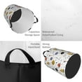 thumbnail image 5 of Lsque Rocket Planets pattern Laundry Hamper Basket, Tall Woven Rope Hamper Basket for Clothes, Lightweight Storage Basket, Collapsible Waterproof-Small, 5 of 8