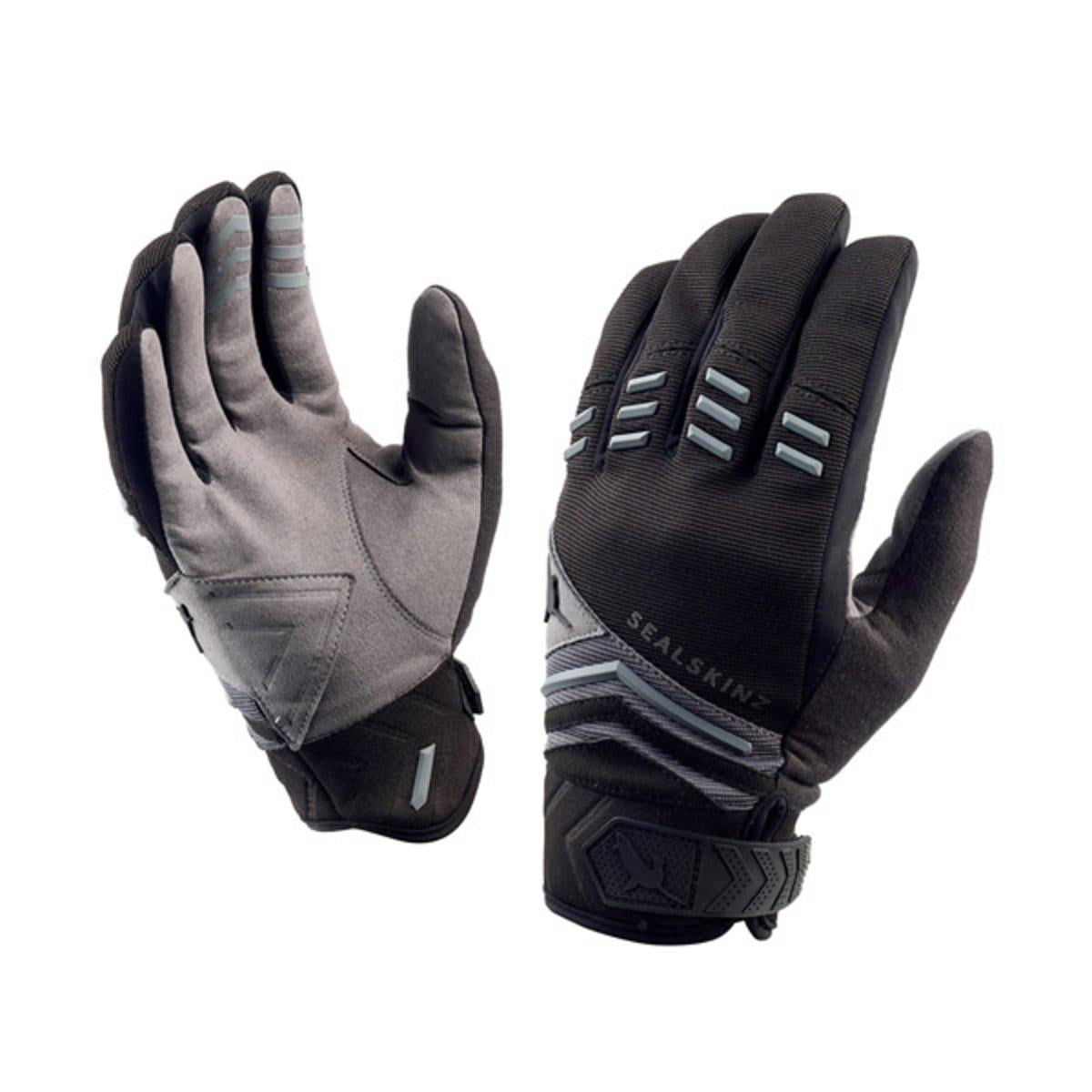 Black Medium SealSkinz Mens Waterproof Dragon Eye Gloves 