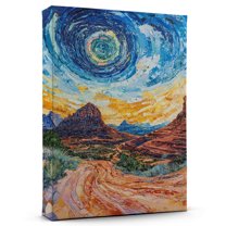 Kingsnake Arizona Mountain Canvas Wall Art Animal Decor, Kingsnake Arizona Mountain Canvas Prints Wild Animal Artwork for Living Room Bedroom Office 190HD684