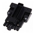 thumbnail image 5 of 1 Set 6 String Saddle Headless Guitar Bridge Tailpiece Black for Electric Guitar Parts Replacement, 5 of 5