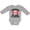 AC-Heather Grey, variant on Inktastic Canada Flag Awesome Canadian Boys or Girls Long Sleeve Baby Bodysuit