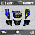 thumbnail image 3 of Kalair GFX Graphics Kit for Suzuki ATV LT80 (All Years) Rift Series, 3 of 5