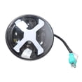 thumbnail image 2 of Motorcycle Headlight,6in 12V LED Headlight Motorcycle Headlamp V Head Lamp Custom Engineered, 2 of 14