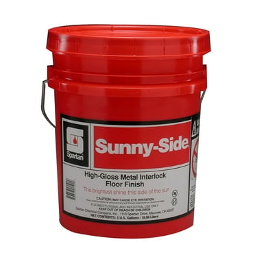 Spartan Sunny-Side High Gloss Metal Interlock Floor Finish Milky, 5 gal. | 1 Each
