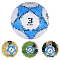 CATIEBYE Kids Football Soccer Ball Blue PVC 1Pcs