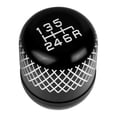 thumbnail image 2 of DNA Motoring SK-6S-T1-BK Universal 6-Speed Black Anodized Aluminum Netted Racing Shift Knob, 2 of 4