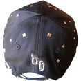 thumbnail image 4 of Dandy Hats x Lost Hills LH Chrome Adjustable Snapback Cotton Canvas Casual Cap, Black, 4 of 6