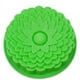 thumbnail image 1 of Molde de silicona BRI forma de flor verde para muffins pastel chocolate gelatina, 1 of 5