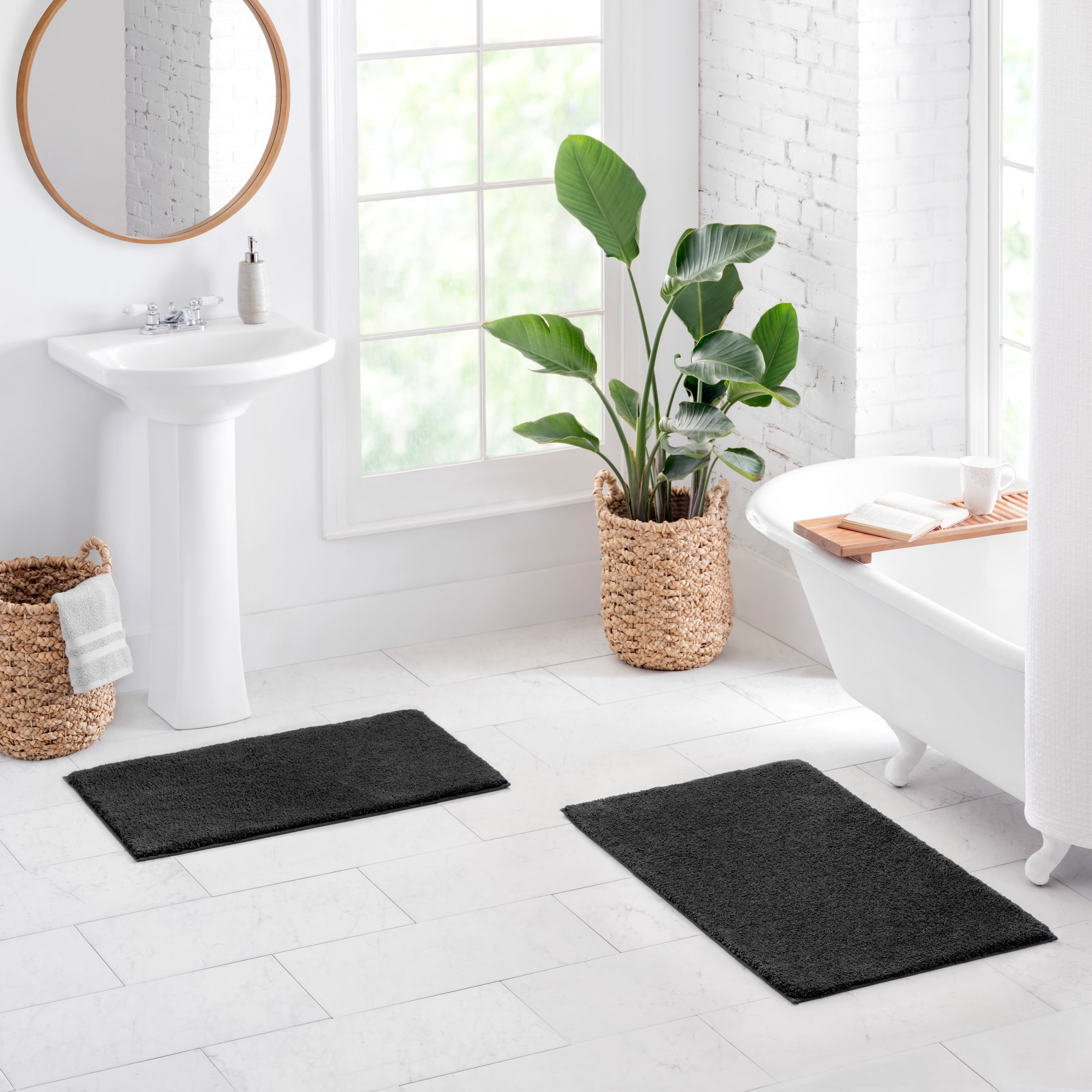 Better Homes & Gardens Ultra Soft Polyester 2 Piece Bath Rug Set