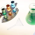thumbnail image 2 of GAXIRE Cristalería de laboratorio, química analítica, embudo de alimentación para líquidos o sólidos, embudo triangular grueso, resistente a altas temperaturas, herramienta de 60 mm, 2 of 5