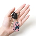 thumbnail image 5 of Naloa Rose Flowers Print Keyfob with Split Key Ring and Print Labels, Key Labels Key Chain Tags, Luggage Tags, Car Key Chain Ring Keyfob Gift, 5 of 7