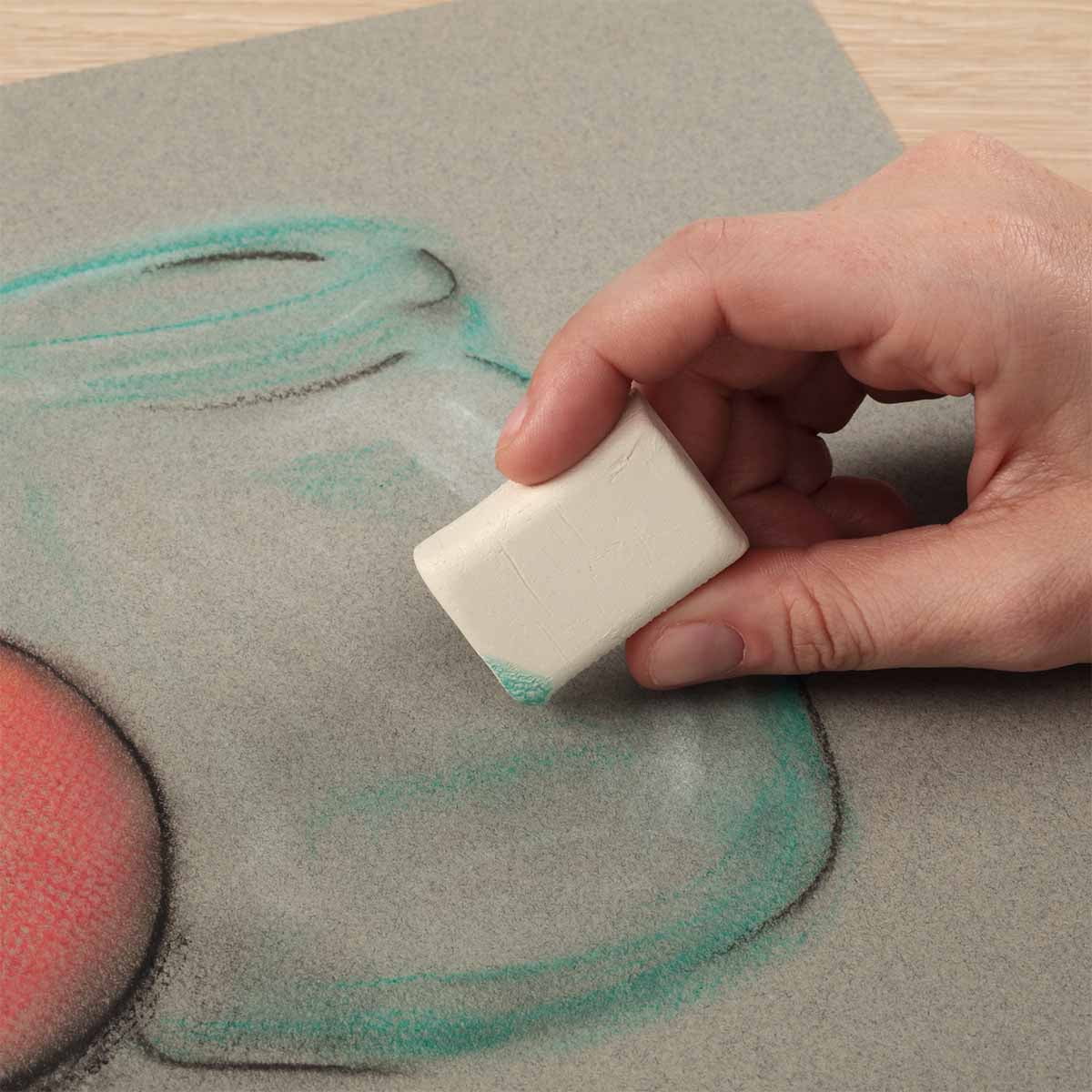 SoHo Urban Artist Kneaded Putty Eraser for Graphite Charcoal & Pastel, 36-Pack Standard White Eraser, Soft Flexible Drawing Tool for Blending Highlighting & Detail Work, PVC & Latex Free