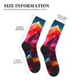 thumbnail image 3 of KLL Colorful Stone World Print Cool Socks Men's Women's Crew Socks Funny Crazy Novelty Stockings, 3 of 7