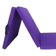 thumbnail image 3 of Estera de Ejercicio Plegable de Tres Pliegues Almohadilla de Protección Del Piso Gimnasio Estera de Plegable para Entrenamiento de Es Tela Oxford morada, 3 of 8