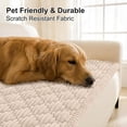 thumbnail image 3 of decorUhome Washable Pet Friendly Sofa Cover, Non-Slip Anti-Scratch Furniture Protector, Decorative Slipcover for Home (Apricot, 27.6" x 27.6"), 3 of 11
