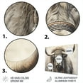thumbnail image 3 of Designart "Untamed Yak II" Yaks Metal Art Print, 3 of 5