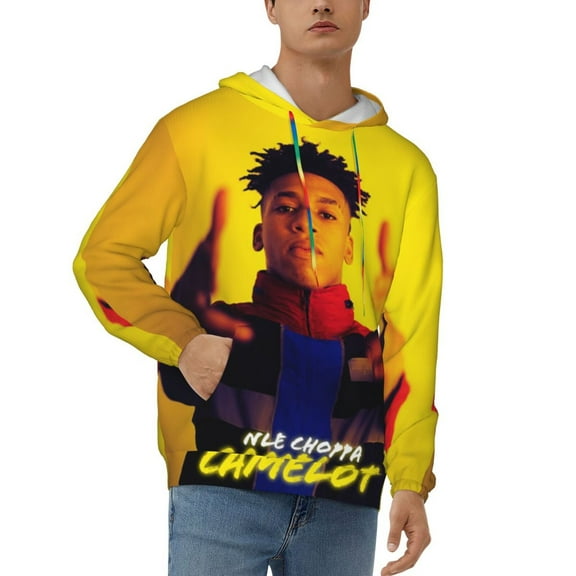 Nle Chappa Hoodie Unisex 3d Novelty Hoodies Graphic Hoodies Pullover Sweatshirts For Men Women Teen Small