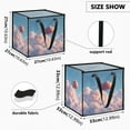 thumbnail image 3 of Home Organizer Foldable Fabric Storage Bin With Handle Flying above The Sky, 3 of 7