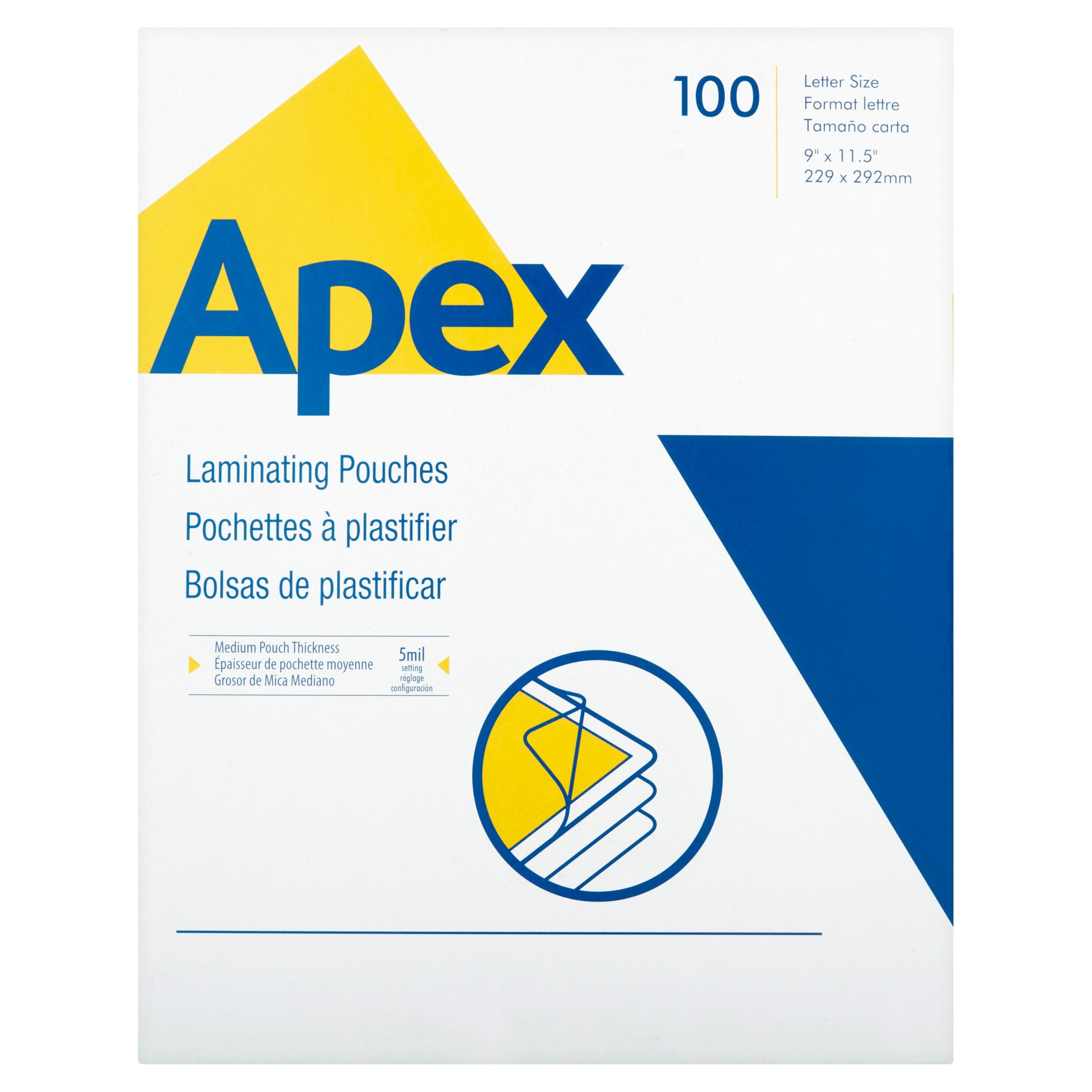Fellowes Thermal Laminating Pouches - Letter, 3 mil, 100 Pack - Walmart.com Fellowes Thermal Laminating Pouches - Letter, 3 mil, 100 Pack - Walmart.com