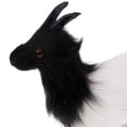 thumbnail image 3 of Mini simulación de cabra oveja animal muñecos de peluche niños juguete árbol decoración Blanco negro, 3 of 9