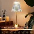 thumbnail image 6 of Sanmadrola Cordless Table Lamp Set of 2 Rechargeable Dimmable LED Touch lamp set 3 Colors Modes Portable Crystal Gold Metal Beside lamp sets for Bedroom Restaurant Kitchen Home Decor Gifts for Women, 6 of 12