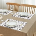 thumbnail image 3 of White Cow Milk Cow Pattern Summer Placemats Table Placemats Set Of 4-Linen Kitchen Washable Placemats Table Mats 11.8"x17.7" Non-Slip Heat Resistant, 3 of 6