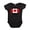 Black, variant on CafePress - Made In America With Canadian Parts Body Suit - Cute Infant Bodysuit Baby Romper - Size Newborn - 24 Months