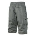 thumbnail image 4 of 2025 Summer Men's Pocket Sporty Thin Casual Loose Large Sized Work Pants, 4 of 5