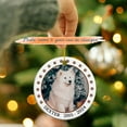 thumbnail image 2 of Customized Dog Photo Ceramic Christmas Ornament, Personalized Frame Dog Christmas Ornament with Name, Custom Any Pet Picture Ornament Xmas, Pet Ceramic Ornament Xmas Gift for Dog Dad Dog Mom SjiosR, 2 of 6