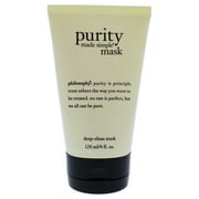 Purity Made Simple Deep-Clean Mask by Philosophy for Unisex - 4 oz Mask