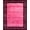 Pink, Pattern 1, variant on ODIKA Pink Leopard Print Spotted Bordered Glam Rosette Abstract Inspired Non-Slip Flatwoven for Living Room, Under Sectional, Family