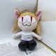 thumbnail image 4 of Muñeca de peluche Neco Arc White Cat, 27 cm, suave para niños y fanáticos del anime, 4 of 5