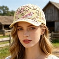 thumbnail image 4 of 2026 Garden Morning Cap,Adjustable Floral Animal Print Hat,Breathable & Comfortable Fit Hat,Packable Sun Hat for Casual Weekend Outdoor,Adjustable Lightweight Sun Hat, 4 of 6