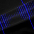 thumbnail image 5 of Homewish Blue Neon Stripes Kitchen Curtains,Modern Abstract Geometric Black Out Curtains Pack of 2 (42x63 Each), 5 of 6