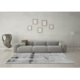 thumbnail image 3 of Ahgly Company Indoor Rectangle Abstract Gray Modern Area Rugs, 5' x 7', 3 of 4