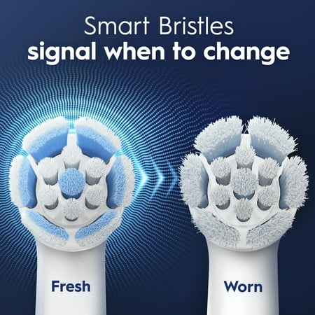 Oral-B - iO Series Gum & Sensitive Replacement Brush Head for iO Series Electric Toothbrush (4 count) - White