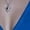 Blue, variant on Zpanxa Bodycon Dresses for Women, Hooded Long Sleeve V Neck Stretch Mini Dress for Winter