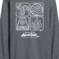 thumbnail image 3 of Avatar - The Last Airbender - Four Elements Inverse - Men's Long Sleeve T-Shirt, 3 of 5