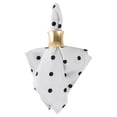 thumbnail image 2 of DII 18x18" Printed Polka Dot Cotton Napkin, Pack of 4, Perfect for Dining Room, Holiday Parties, and Everyday Use - White Base Black Dots, 2 of 10